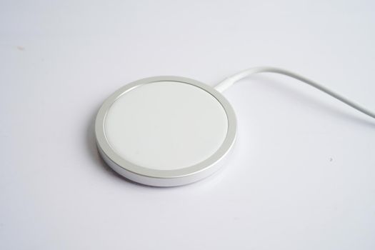 Wireless charger, magnetic charging modern equipment of mobile phone.