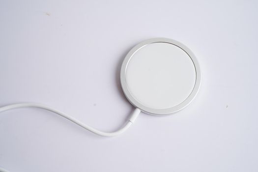Wireless charger, magnetic charging modern equipment of mobile phone.