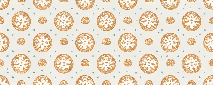 repeating pattern on the New Year theme in the form of snowflakes.