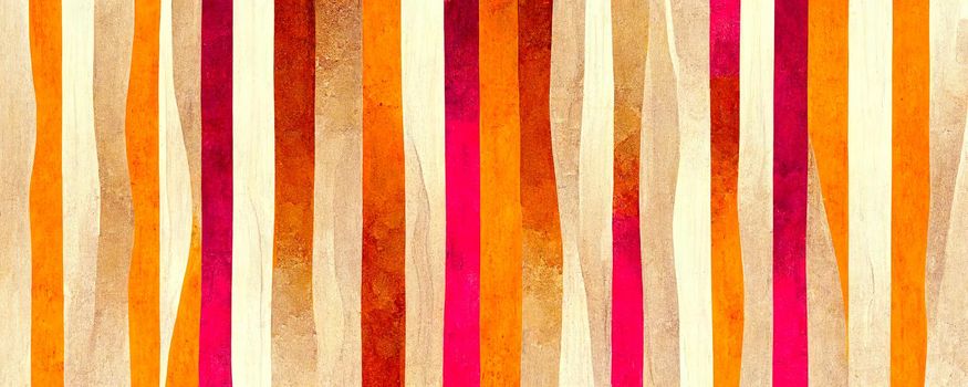 abstract geometric pattern with vertical lines in red and orange on a white background.