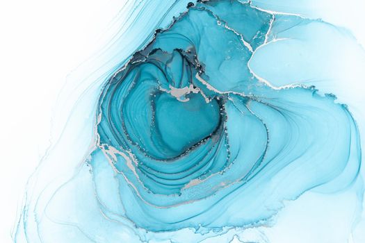 Marble ink abstract art from meticulous original painting abstract background . Painting was painted on high quality paper texture to create smooth marble background pattern of ombre alcohol ink .