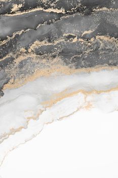 Marble ink abstract art from meticulous original painting abstract background . Painting was painted on high quality paper texture to create smooth marble background pattern of ombre alcohol ink .