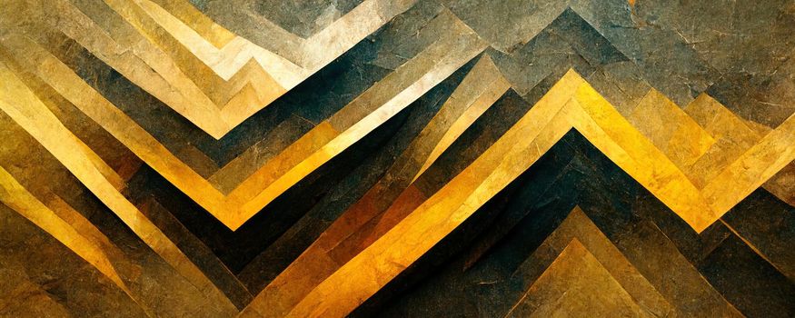 abstract weave lines reminiscent of leather or concrete belts black gold tones.
