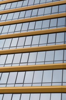 glass windows of a modern office building, business concept.