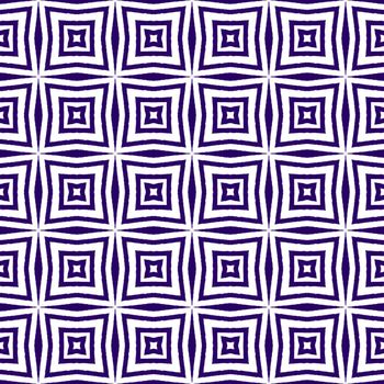 Ethnic hand painted pattern. Purple symmetrical kaleidoscope background. Summer dress ethnic hand painted tile. Textile ready awesome print, swimwear fabric, wallpaper, wrapping.