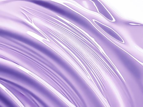 Glossy purple cosmetic texture as beauty make-up product background, cosmetics and luxury makeup brand design concept