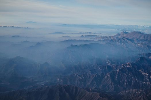Image of Mountain Zone in China. Shooting Location: China, Beijing