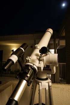 Image of astronomical telescope. Shooting Location: Tokyo metropolitan area