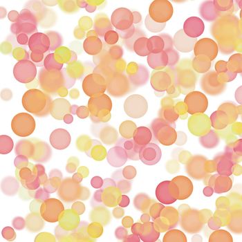 Abstract background from colorful circles