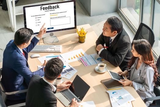 Customer feedback and review analysis by modish computer software for corporate business