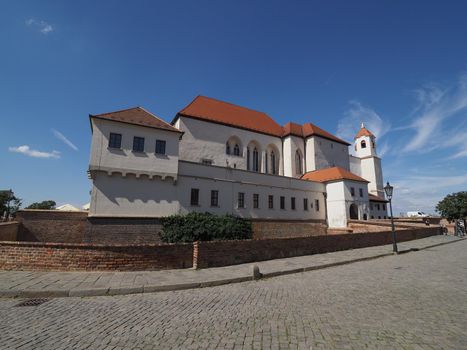 Spilberk castle on the hilltop in Brno, Czech Republic