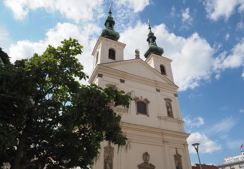 Kostel svateho Michala translation Church of Saint Michael in Brno, Czech Republic