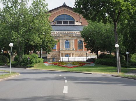 Wagner Festspielhaus translation Festival Theatre in Bayreuth, Germany