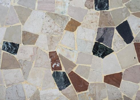 opus incertum irregular work tiled marble floor texture useful as a background