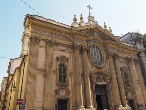 San Francesco di Assisi church in Turin, Italy