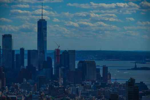 Views from Rockefeller Center (Top of the Rock). Shooting Location: New York, Manhattan
