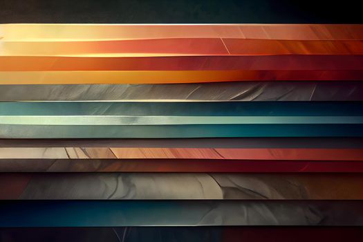 abstract flat colorful horizontal stripes geometric background, neural network generated art. Digitally generated image. Not based on any actual scene or pattern.