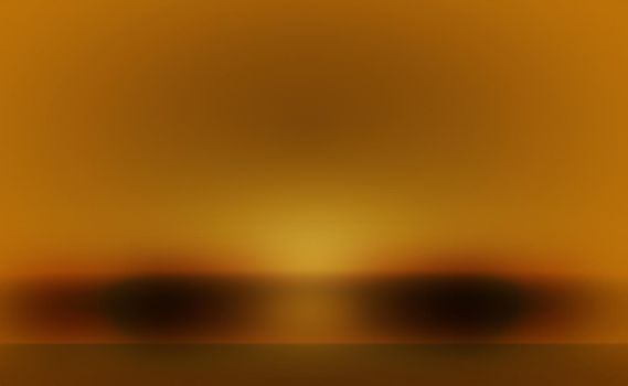 Abstract Luxury Gold yellow gradient studio wall, well use as background,layout,banner and product presentation