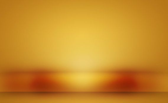 Abstract Luxury Gold yellow gradient studio wall, well use as background,layout,banner and product presentation