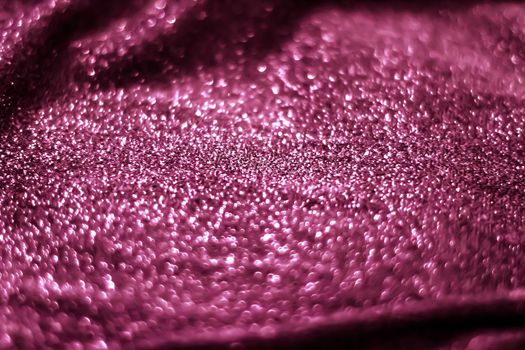 Luxe glowing texture, night club branding and New Years party concept - Pink holiday sparkling glitter abstract background, luxury shiny fabric material for glamour design and festive invitation