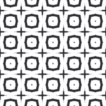 Arabesque hand drawn pattern. Black symmetrical kaleidoscope background. Textile ready flawless print, swimwear fabric, wallpaper, wrapping. Oriental arabesque hand drawn design.