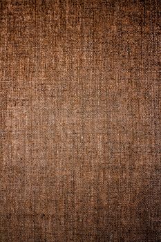 Textile material, natural surface and vintage decor texture concept - Decorative vintage linen fabric textured background for interior, furniture design and art canvas backdrop