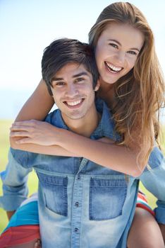 Ahhhhh, young love. A young couple enjoying a beautiful day in the outdoors