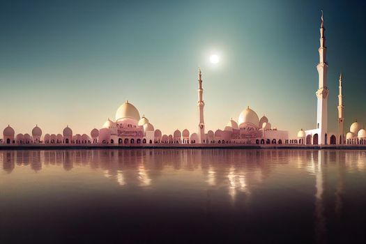 Sheikh Zayed Grand Mosque located in Abu Dhabi, capital city of United Arab Emirates Mosque was initiated by late President of UAE Sheikh Zayed bin Sultan Al Nahyan It is largest mosque .