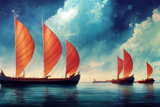 Ship in the Port of Kiel the Capital City of Schleswig Holstein , style U1 1