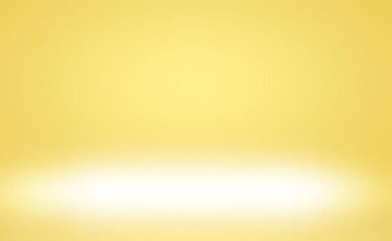 Abstract Luxury Gold yellow gradient studio wall, well use as background,layout,banner and product presentation