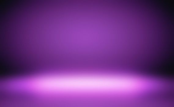 Studio Background Concept - abstract empty light gradient purple studio room background for product. Plain Studio background