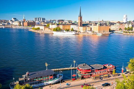 City of Stockholm panoramic view, capital of Sweden