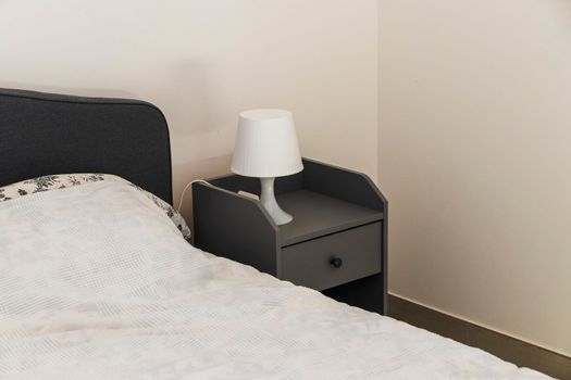 Shot of side table in the bedroom