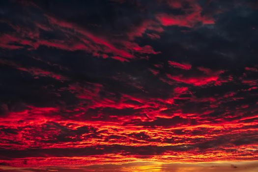 red fire blood sunset sky cloudscape beautiful phenomenon nature background