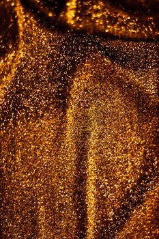 Luxe glowing texture, night club branding and New Years party concept - Bronze holiday sparkling glitter abstract background, luxury shiny fabric material for glamour design and festive invitation