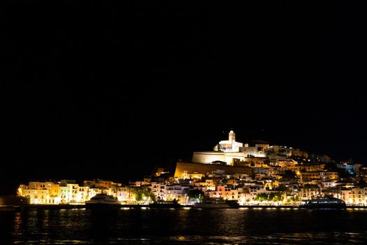 Dalt Vila night scene, Ibiza