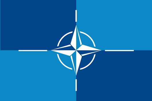 A NATO OTAN flag background illustration large file
