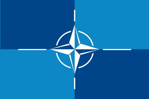 A NATO OTAN flag background illustration large file