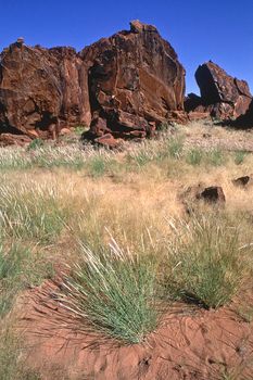 panoramic view of the kunene or kaokoland region