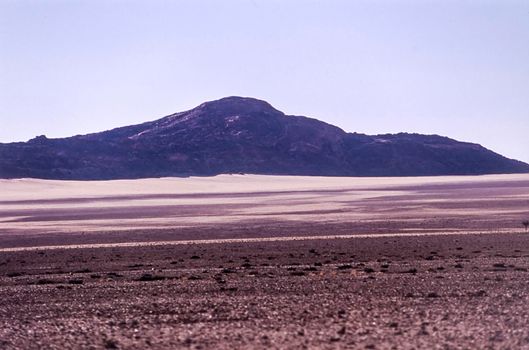 panoramic view of the kunene or kaokoland region