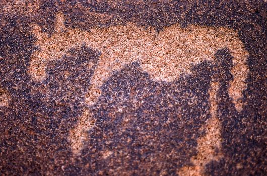 petroglyphs of the archaeological site of twyfelfontein, africa, namibia