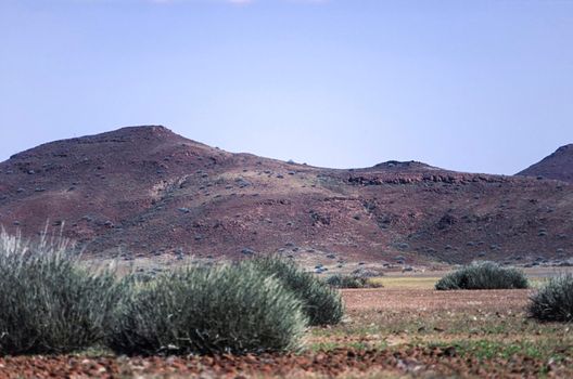 panoramic view of the kunene or kaokoland region