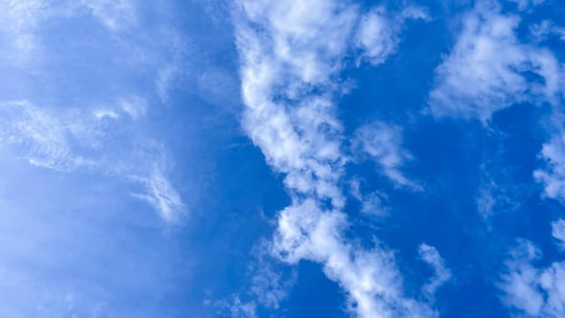 white clouds on the blue sky perfect for the background