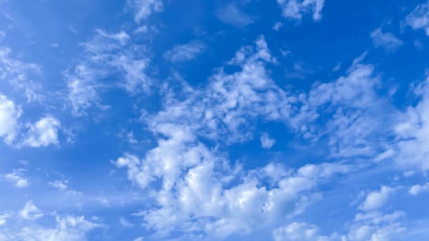 white clouds on the blue sky perfect for the background