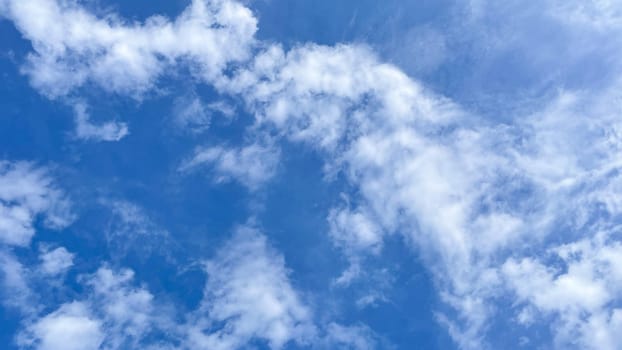 white clouds on the blue sky perfect for the background