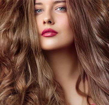 Hairstyle, beauty and hair care, beautiful woman with long natural brown hair, glamour portrait for hair salon and haircare brand