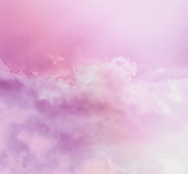 Magical dream, nature backdrop and spiritual holiday concept - Dreamy surreal sky as abstract art, fantasy pastel colours background for modern design