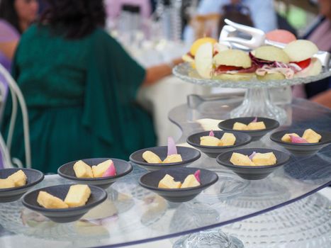 catering finger food for luxury event