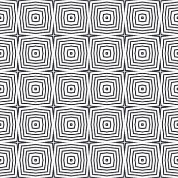 Arabesque hand drawn pattern. Black symmetrical kaleidoscope background. Textile ready grand print, swimwear fabric, wallpaper, wrapping. Oriental arabesque hand drawn design.