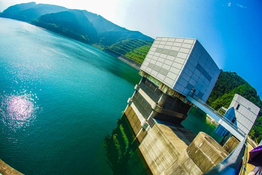 Miyagase Dam. Shooting Location: Yamato City, Kanagawa Prefecture